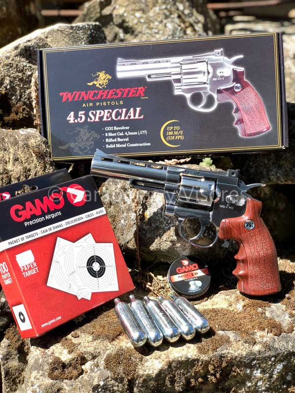 revolver winchester 4,5 special caja