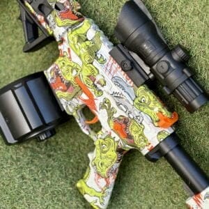 rifle de gel m4 gatillo