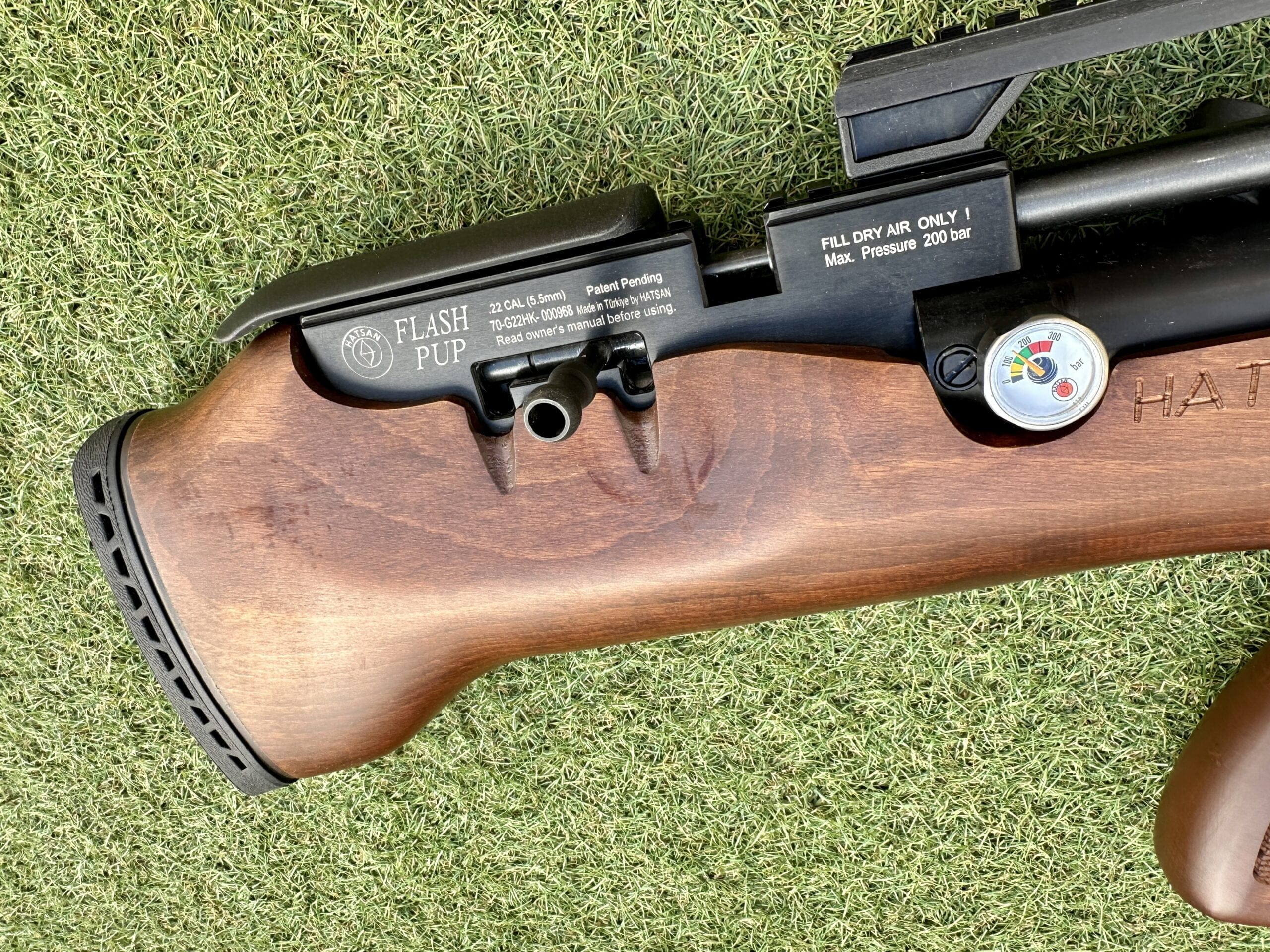 Mango Battleaxe Extensible Con Bípode - Para Rails De 20mm, Peso 150g, Ajuste De 165 A 220mm