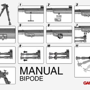 Bípode Plegable Pcp Gamo3