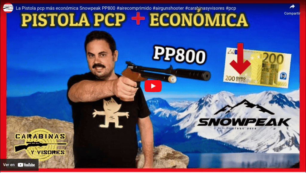 Review Snowpeak PP800R Pistola Pcp
