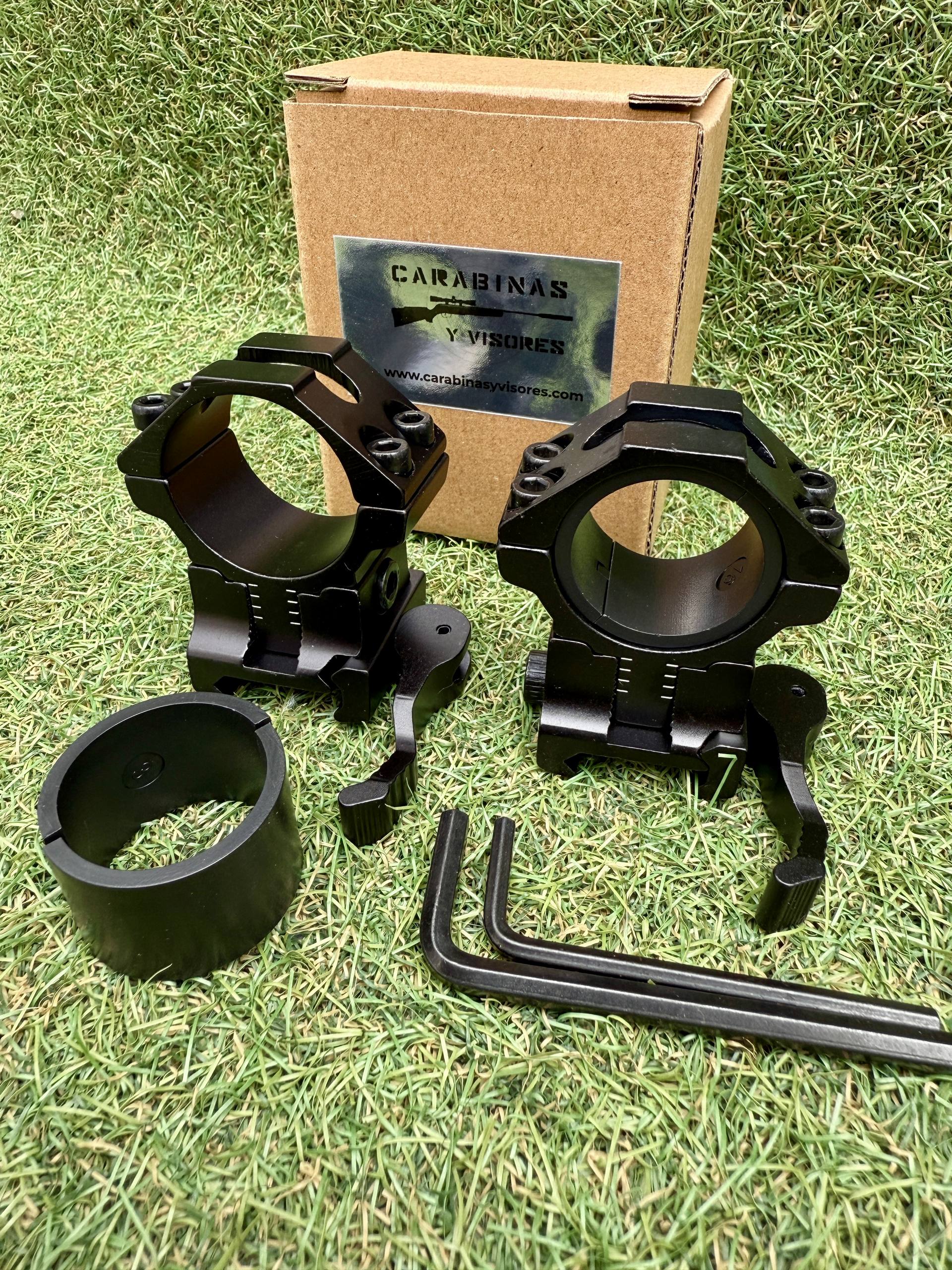 Monturas Rápidas Altas Weaber/Picatinny CyV