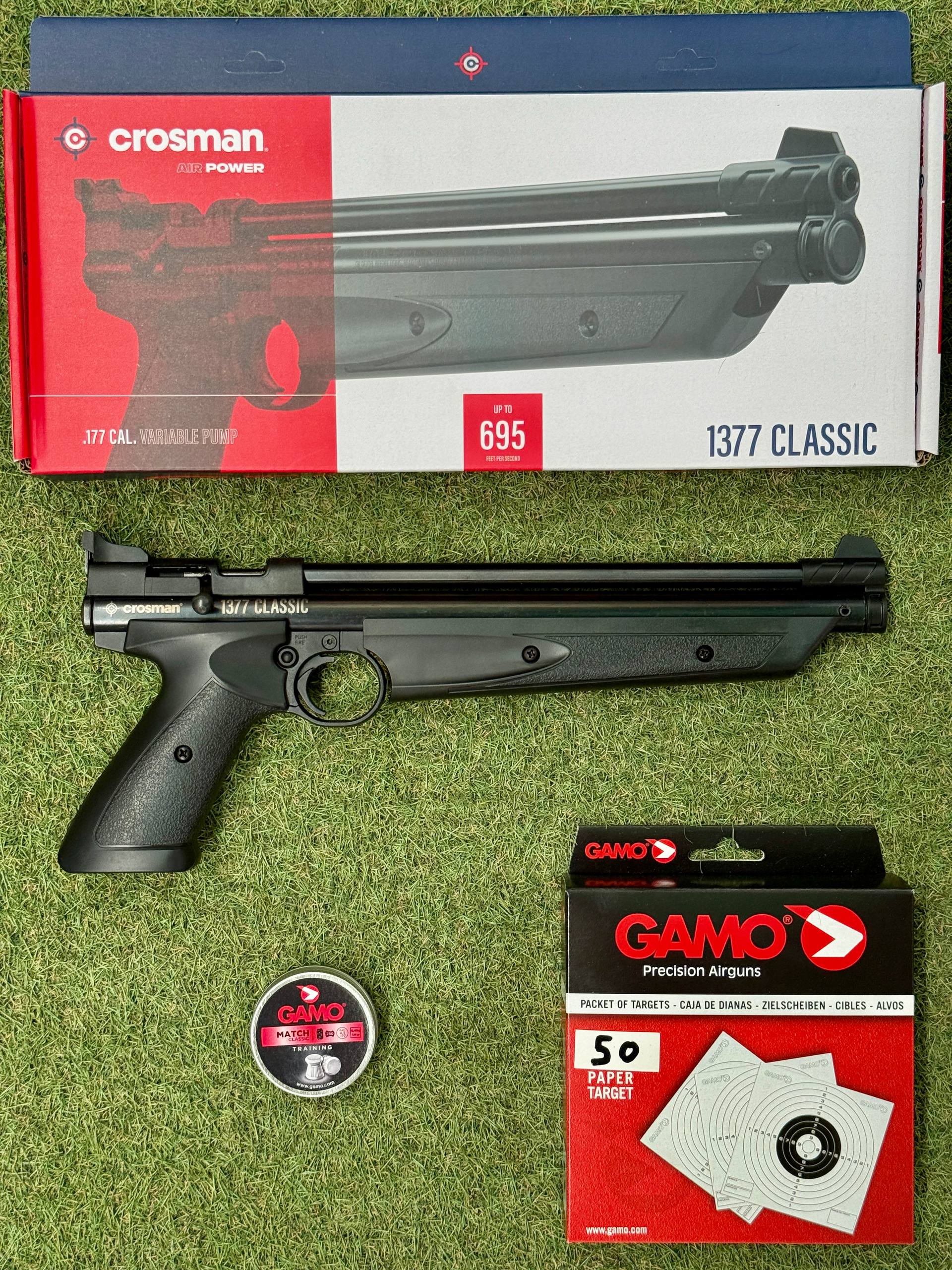Pistola Bombeo CROSMAN 1377 CLASSIC