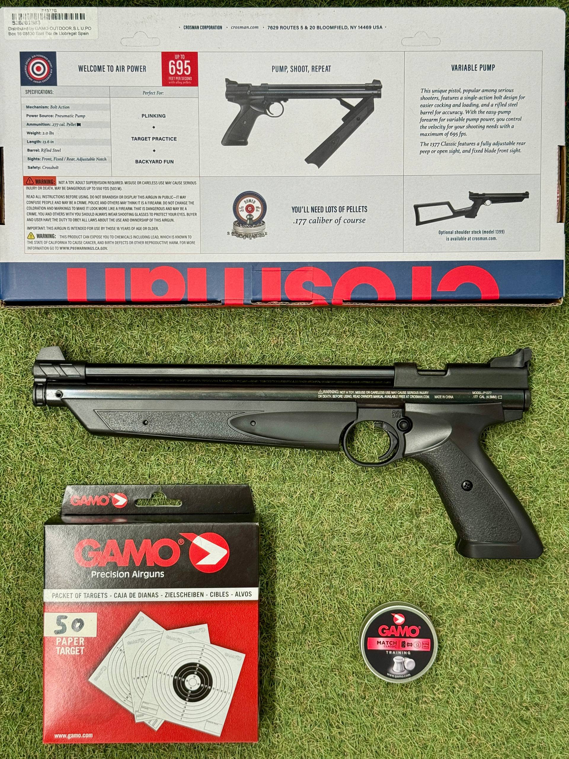 Pistola Bombeo CROSMAN 1377 CLASSIC - Imagen 2
