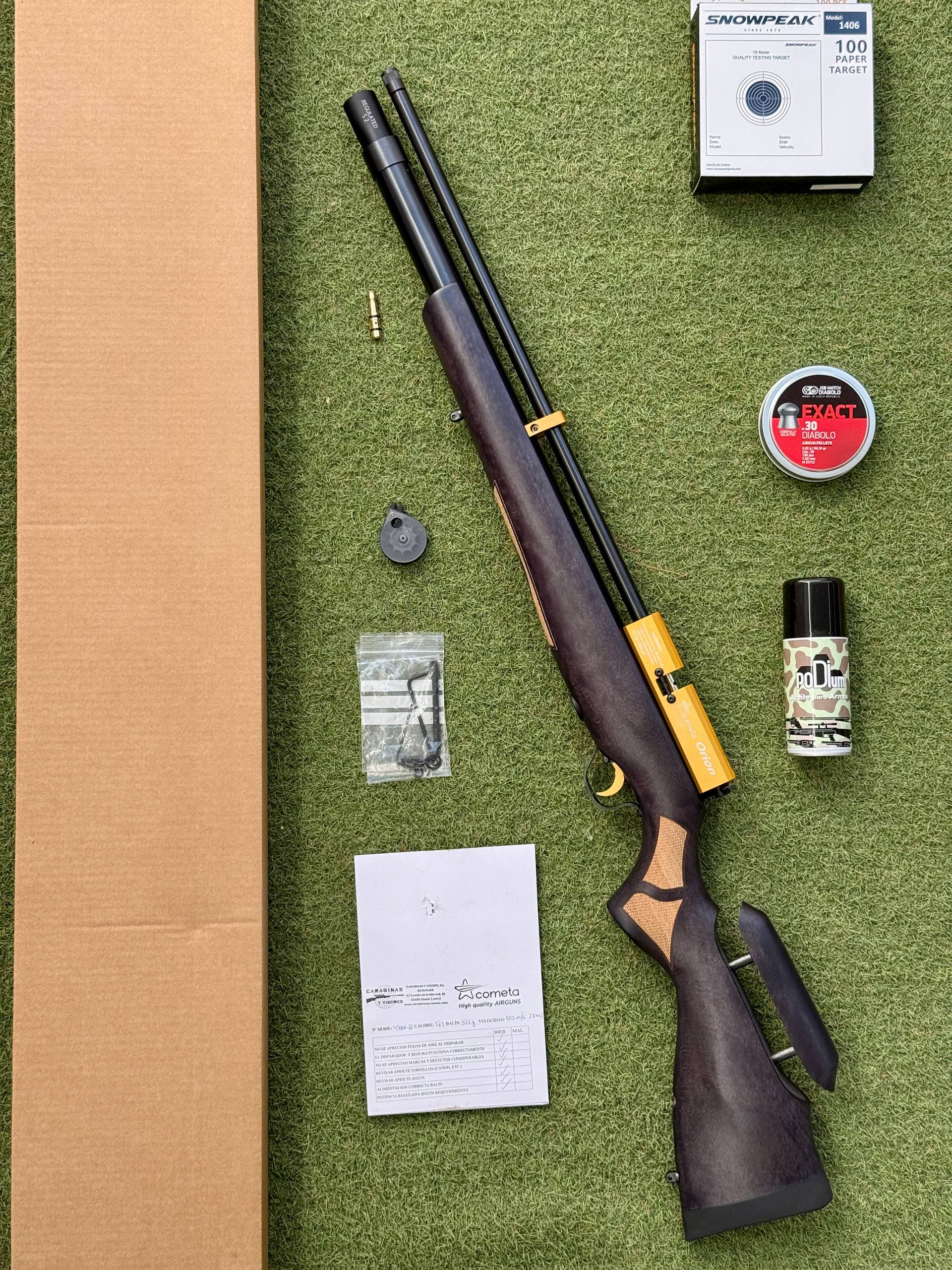 Cometa Orion Gold Long Carabina Pcp Regulada Pack 150 Aniversario 7.62mm - Imagen 6