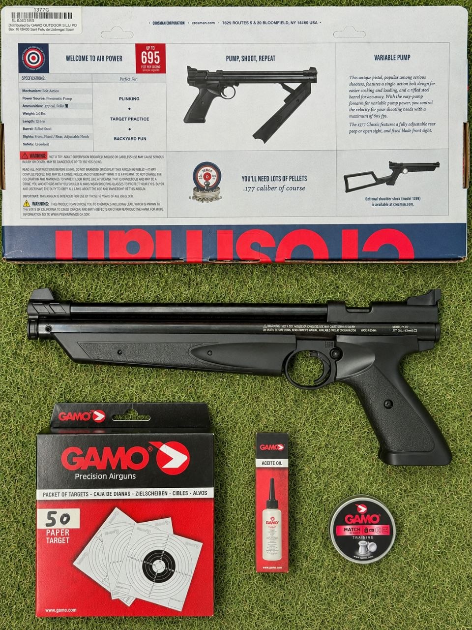 Pistola Bombeo CROSMAN 1377 CLASSIC - Imagen 6